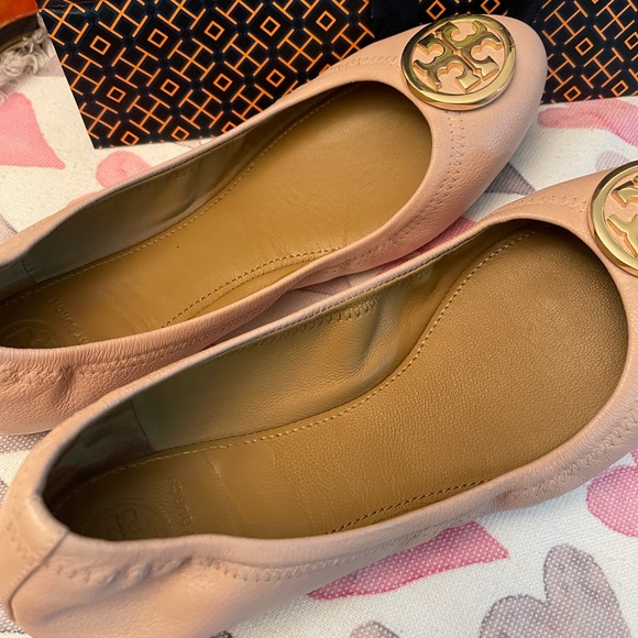 Tory Burch Shoes - TB Benton 2 Travel Ballet Nappa Leather pink